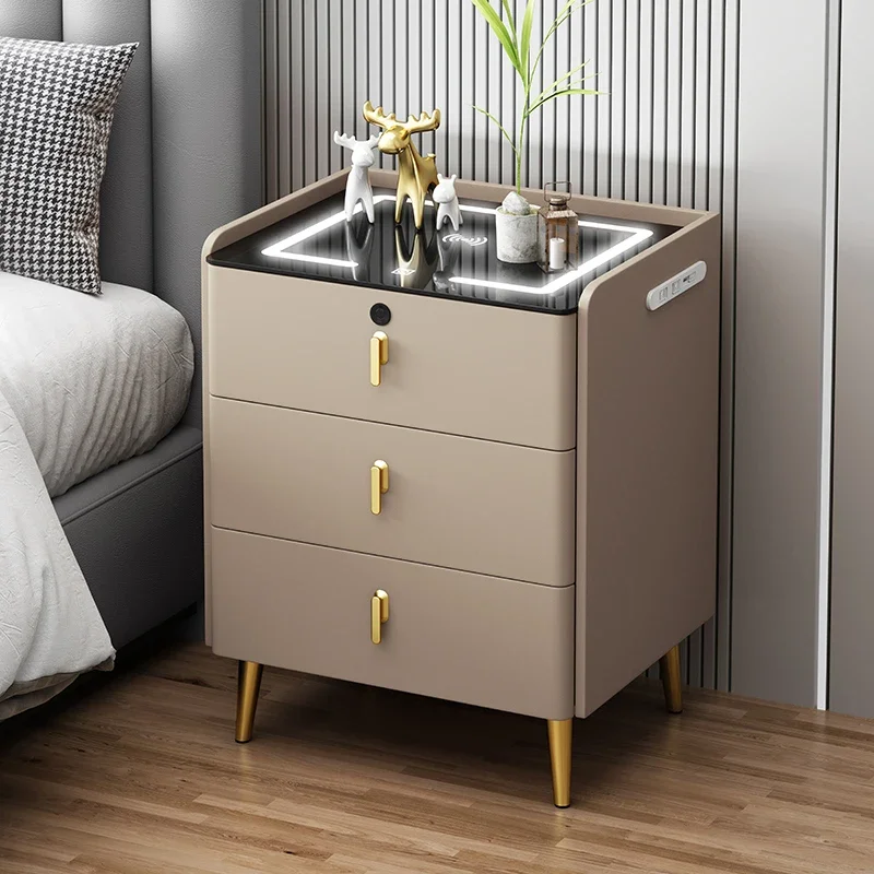 

Corner Storage White Nightstand Table Cabinet Dressing Laden Drawers Bed Side Tables Small Muebles Hogar Apartment Furniture