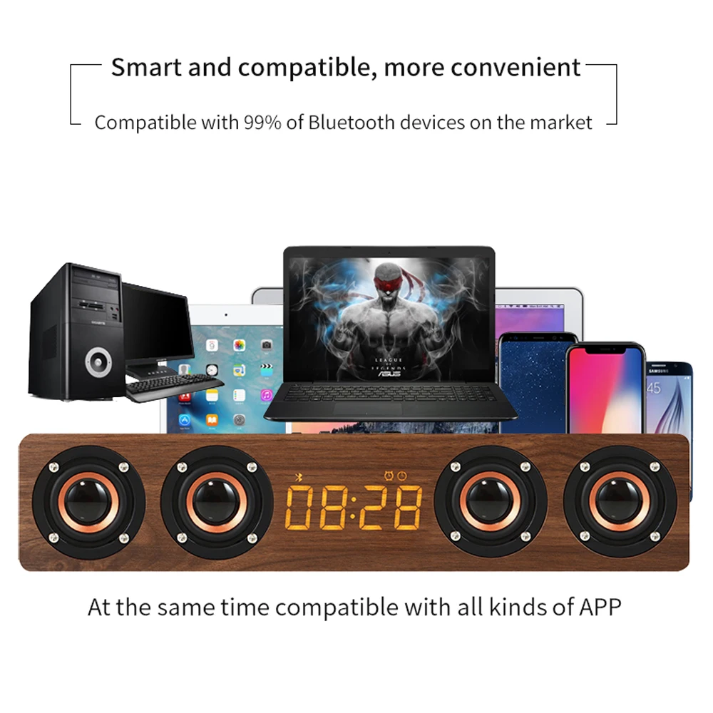 YMGSCC(君を愛してる) Bluetooth大音量有線スピーカー、マイク付き、デスクトップおよびラップトップコンピュータに最適  YMGSCC(君を愛してる) コンピュータスピーカーサラウンドサウンドシステムスピーカーゲーム重低音USB有線スピーカーラップトップ  3.5mmオーディオ + ...
