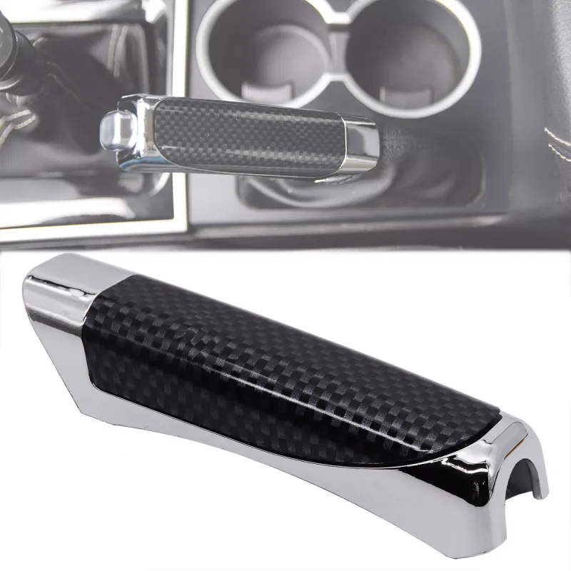 1PCS Universal Car Hand Brake Protector Cover Carbon Fiber Car Interior Accessories Auto Hand Brake Protective Cover hand brake cover