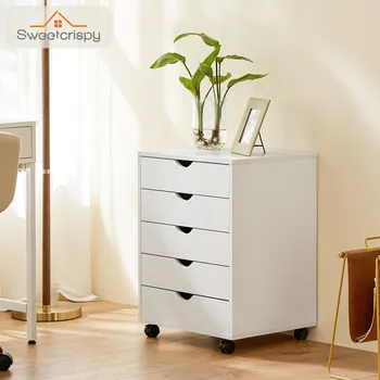 JHK 5-Drawer Nightstand 1