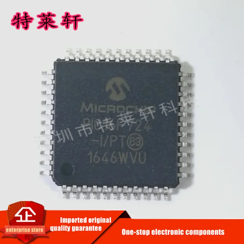 

New Original PIC16F724-I/PT PIC16F724T-I/PT TQFP-44 Microcontroller Chip IC