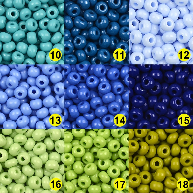 Uniform 4mm 6/0 Charms Czech Glass Seed Beads for Jewelry Making