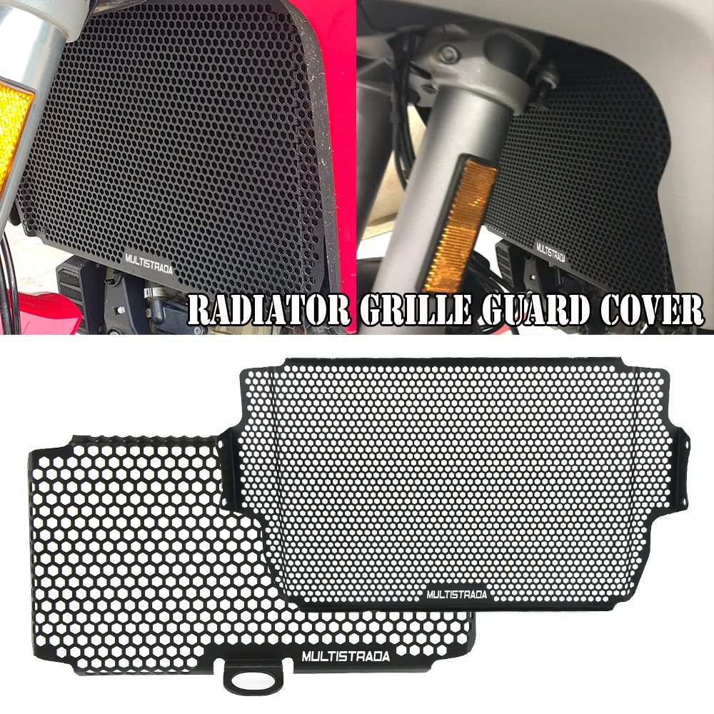 Copertura Della Protezione Della Griglia Del Radiatore Per Ducati Multistrada 950 1260 1200 Enduro Pro S D Pikes Peak Oil Cooler Guard Protector Moto