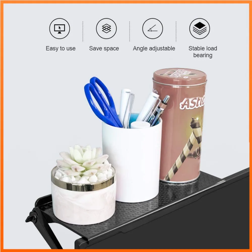 TV Remote Storage Tissues Home Organizer Adjustable TV Screen Top Shelf Rack Computer Desktop Display Stand TV Route