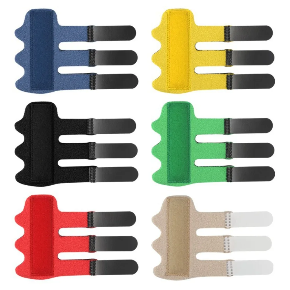 Finger Straightener Trigger Finger Splint Adjustable Durable Adjustable Fixing Belt Colorful Hand Splint