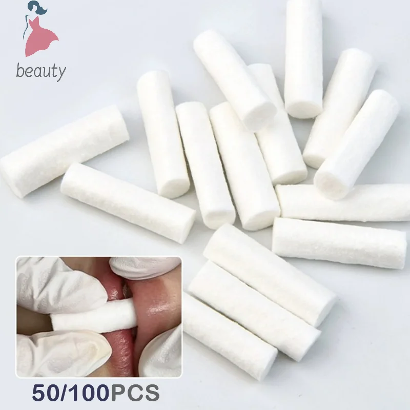 

50/100 шт., искусственная татуировка, растягивающаяся кожа, хлопковая палочка с коробкой, средство для перманентного макияжа, инструменты для восстановления румян