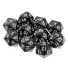 10pcs Colourful 20 Sided  Polyhedral Dices Numbers Dials Desktop 22mm Dice Family   Table Games 1