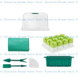 Seedling Starter Kit for Efficient Plant Growth - Greenhouse Germination Tray and Flower Growing Box (A suit)