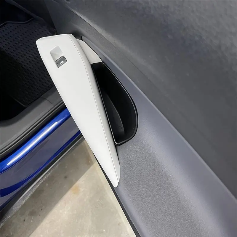 VW ID.4 ID4 2021-2023 도어 핸들 암레스트 트레이 오거나이저 인테리어 부품용 도어 핸들 수납함