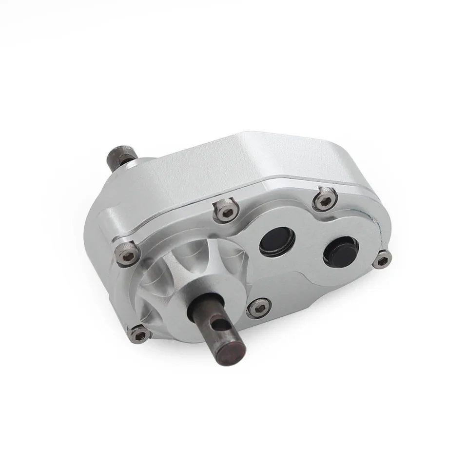 CNC Chassis/Gear Box Transmission Case 2 Speed Kit For 1/10 Axial SCX10 RC Car E