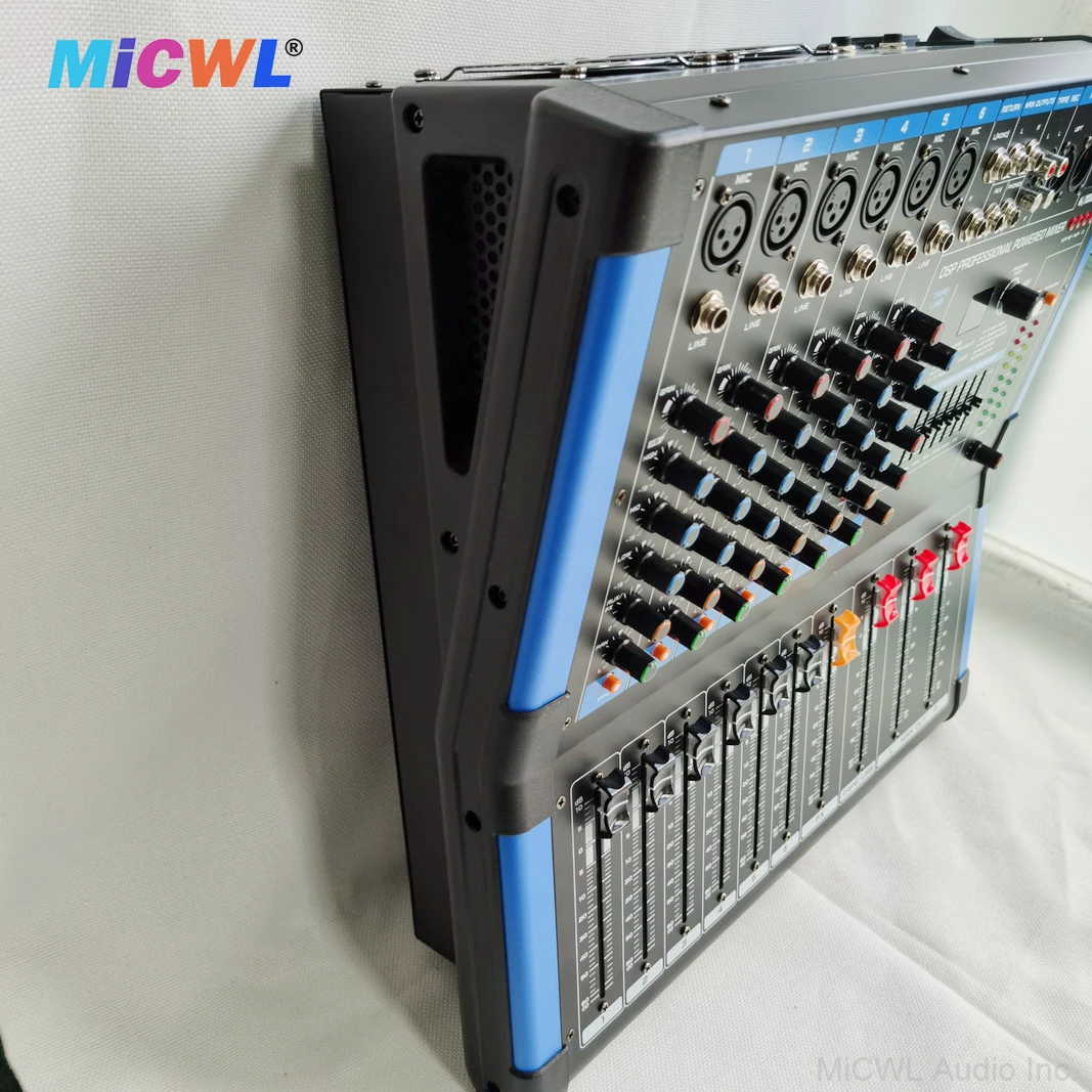 전문가용 6채널 1200W 파워 앰프 오디오 믹서 사운드 믹싱 콘솔 USB 48V 블루투스 모니터 BG600