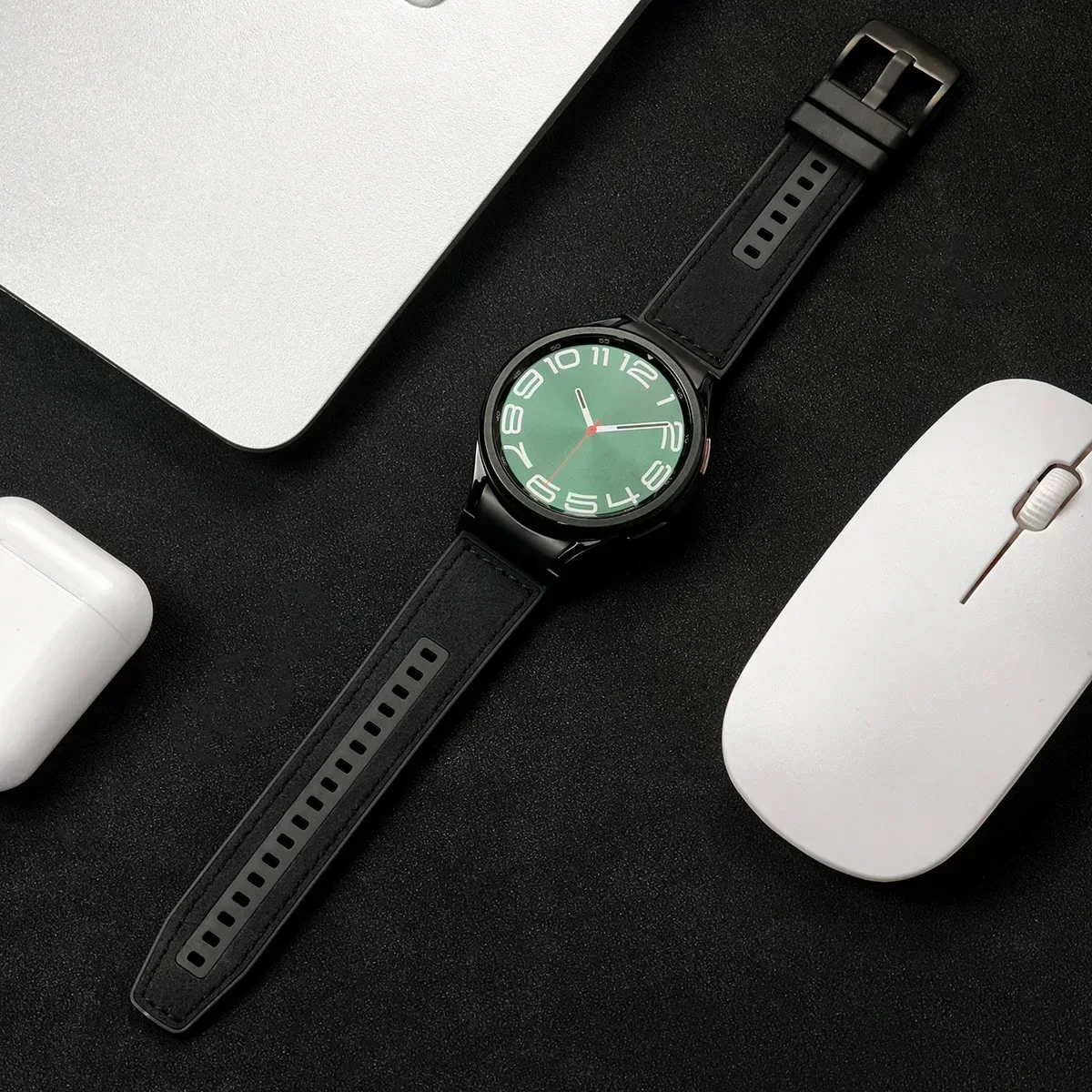 Premium 22mm Quick Fit Leather Watch Band Strap