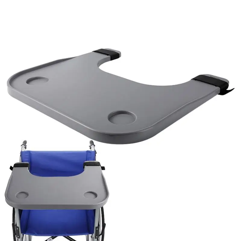 

Wheelchair Table Universal Tray Table With Cup Holder Removable Adult Tray Table Wheelchair Accessories For Seniors Ideal For
