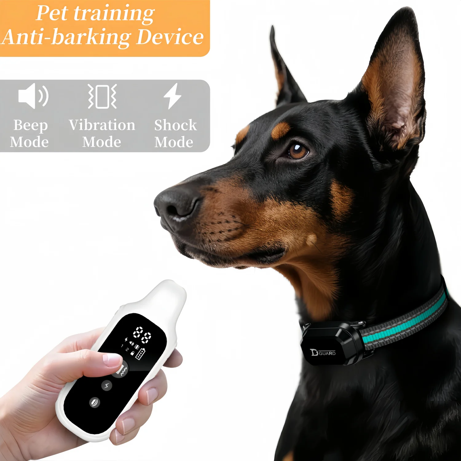 YHLC 3300ft Waterproof Anti Barking Dog Collar, Rechargeable Bark Stopper, Stop Barkin, Electric Dog Training Collar For All Dog_voghion.com