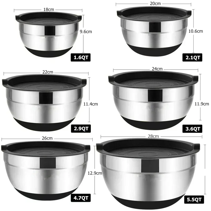 Silicone Base Mixing Bowl 3
