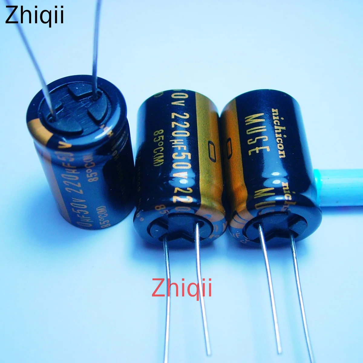 Nichicon MUSE KZ series 220uF 50V 16*25mm Electrolytic capacitor 220UF/50V Audio capacitor 6pcs/lot