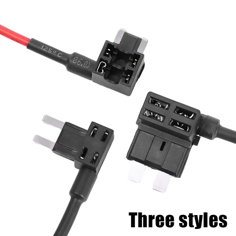 Fuse Box Circuit Adapters And Fuse Set Automotive Fuse Box Circuit Adapter Mini Small and Medium Size ATM Blade Fuse For Car Van Motorcycle RV Boat Tractor TAP Adapter