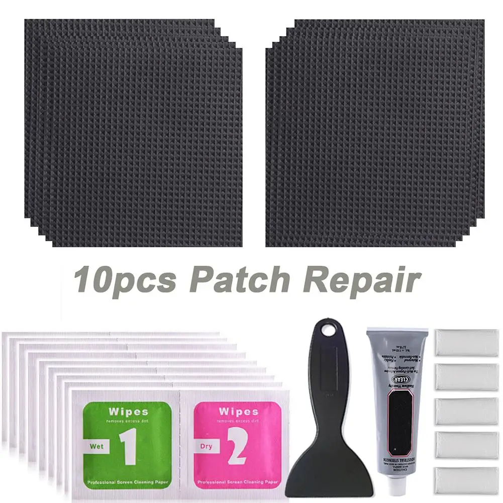 Trampoline Fix Repair Kit Waterproof Trampoline Mat Patches 4x4inch Square Repair Holes Or Tears in A Mat trampoline repair kit