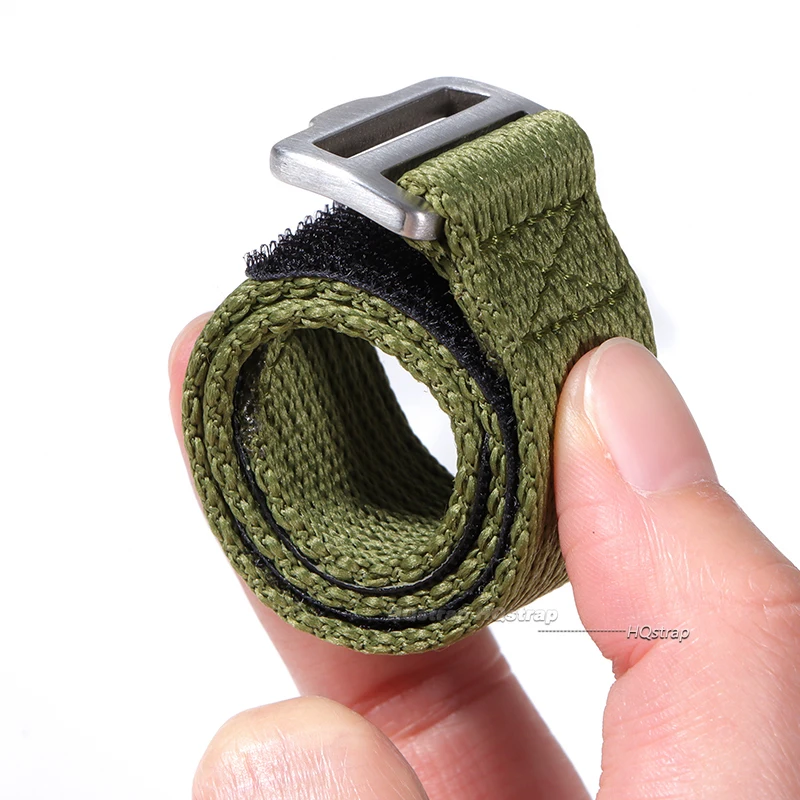 Durable Nylon Sport Watch Strap - Premium Fabric Wristband Bracelet