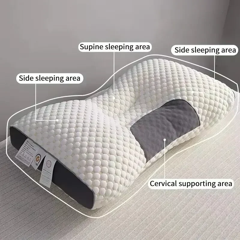 2024 NEWHoneycomb massage pillow pillow to protect cervical vertebra to help sleep home pillow core antibacterial and anti-mite 5