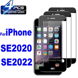 Premium Tempered Glass Black Screen Protector Film - 2 Pieces