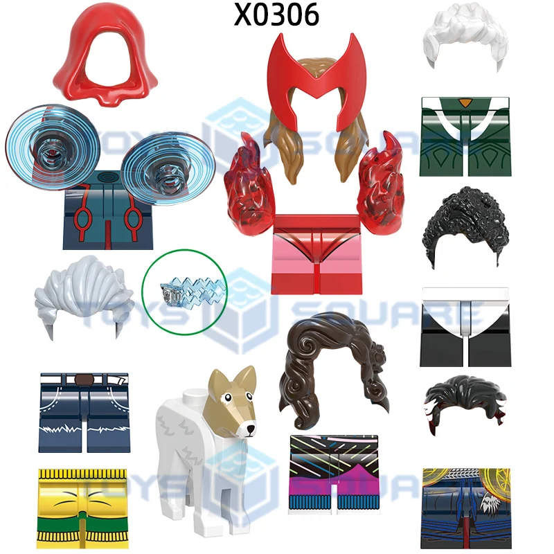 Экшн-фигурки, брюки, оружие, волосы, шлем, модель, детали, набор, подарки, игрушки для детей X0306