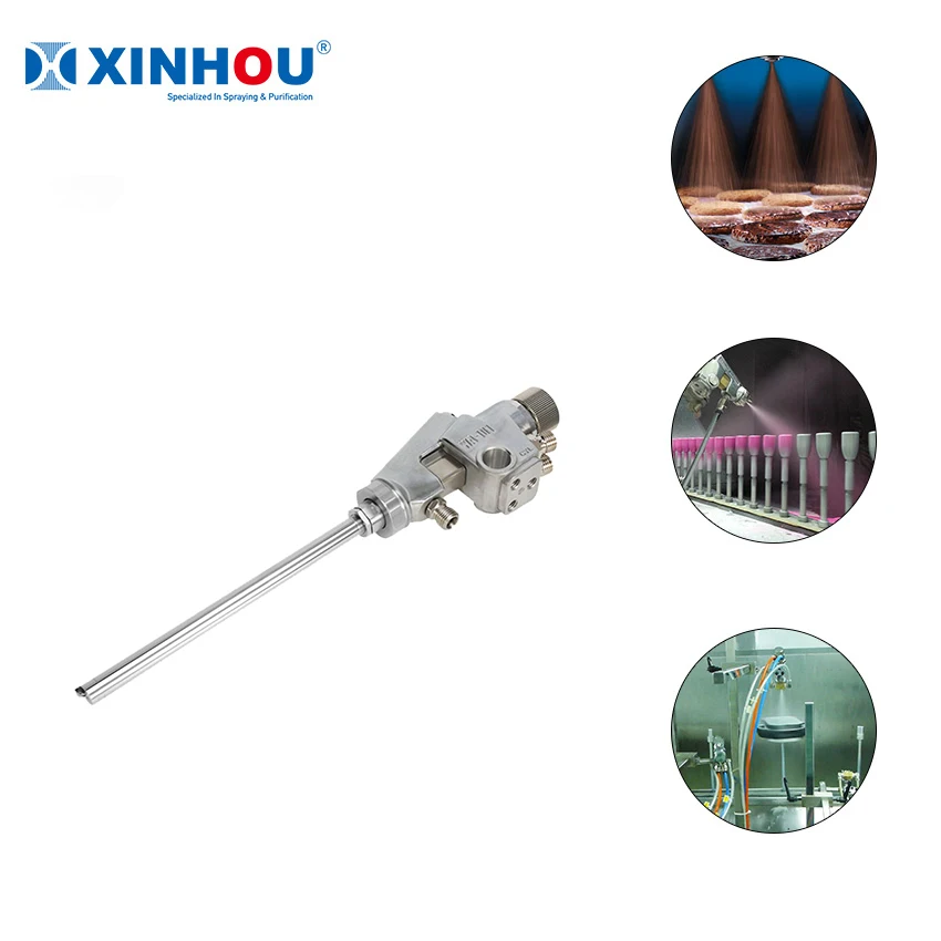

XINHOU round spray automatic wa1218 long barrel gun for painting and coating