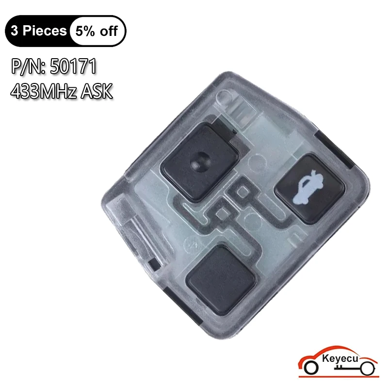 

Пульт дистанционного управления для Toyota Prado 433 RAV4 Kluger Previa Lexus FJ Cruiser Land Cruiser