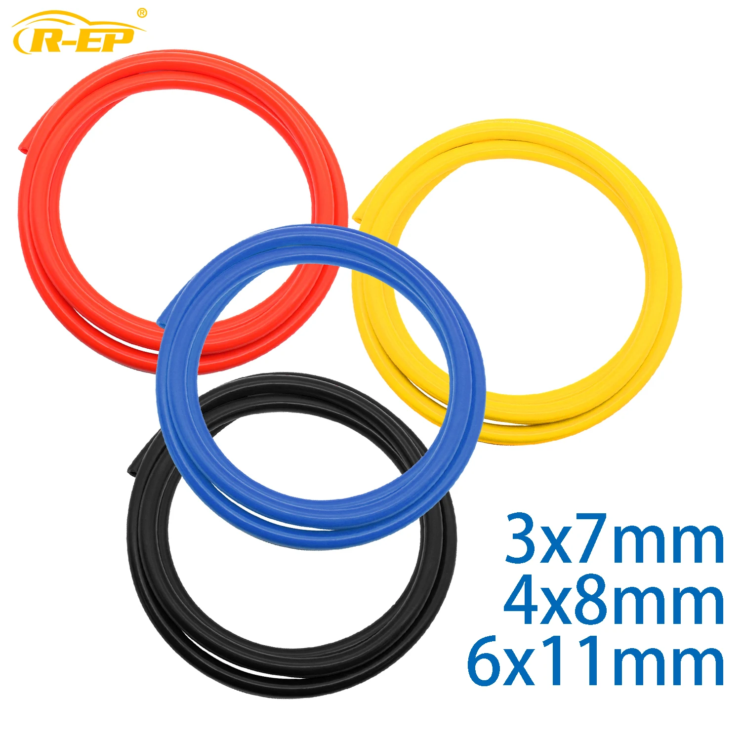 3mm4mm6mmCarSiliconeVacuumHoseIDxOD3x74x86x11forCarTubo