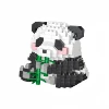 Knew Built Adorable Panda Micro Mini Building Blocks: Five Lovable Shapes, with Charming Apple and Bamboo Perfect Playmate Toys 1