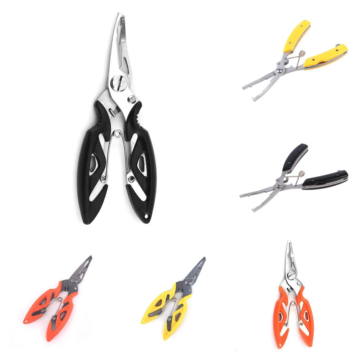 Multifunctional Knot Scissors Hook Fishing Pliers Aluminum Alloy Lure