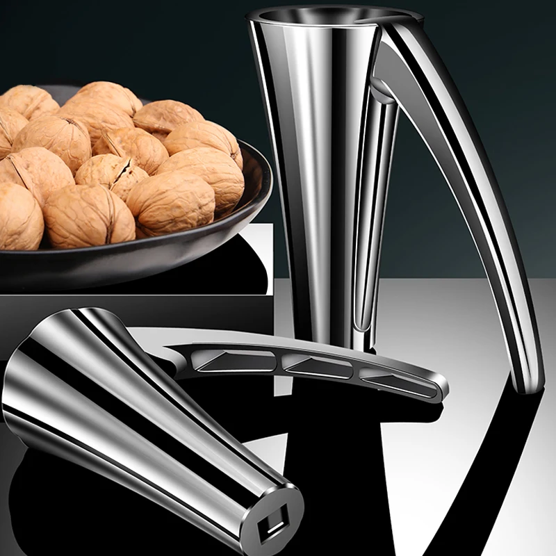 VIVIIHOO Schiaccianoci In Acciaio Inox - Per Noci, Nocciole E Frutti Di Mare, Multifunzionale - Foto 7