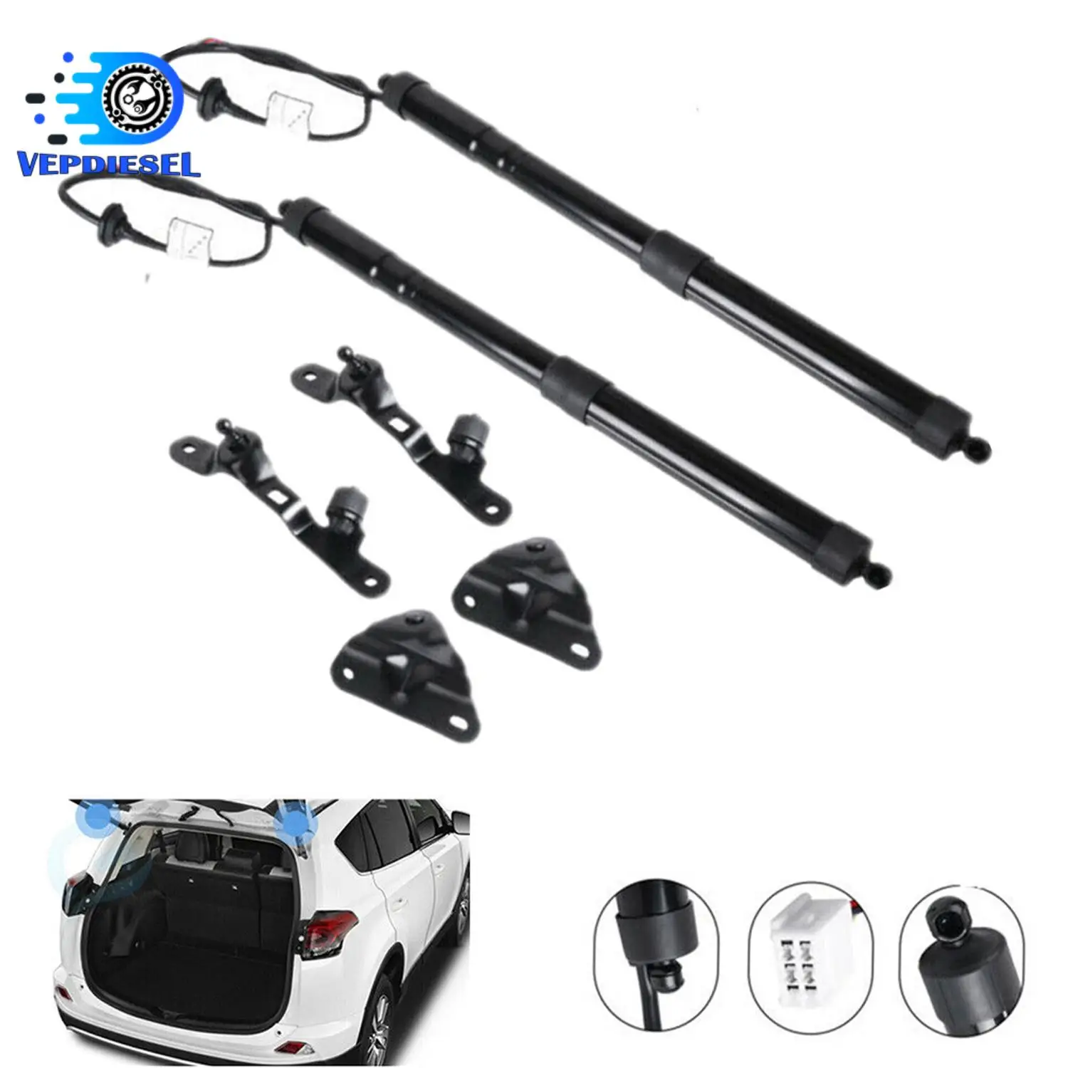 

2pcs Rear Tailgate Power Hatch Lift Support Strut for 2013-18 Toyota RAV4 6892009010 New Car Accessories With 1 Year Warranty