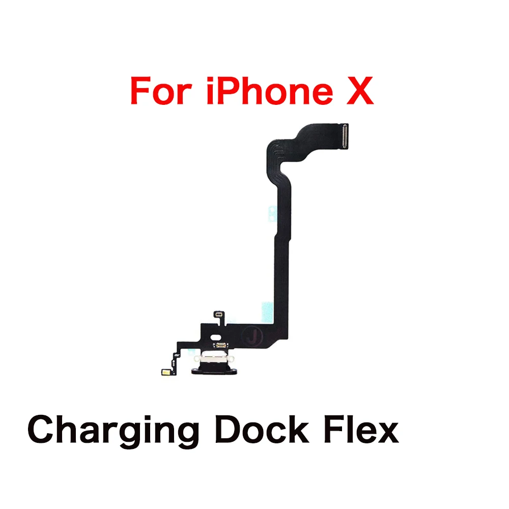 inner Parts For iPhone X Front Rear Camera Charging Port Power
