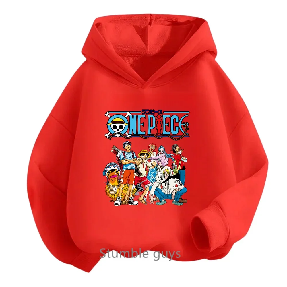 thumbnail image 1 of Sudadera con capucha de Anime One Pieces, ropa para niños, ropa para primavera y otoño para niñas, sudadera con dibujos animados de Luffy Zoro, traje para adolescentes, camisetas con capucha de Sonic, 1 of 5