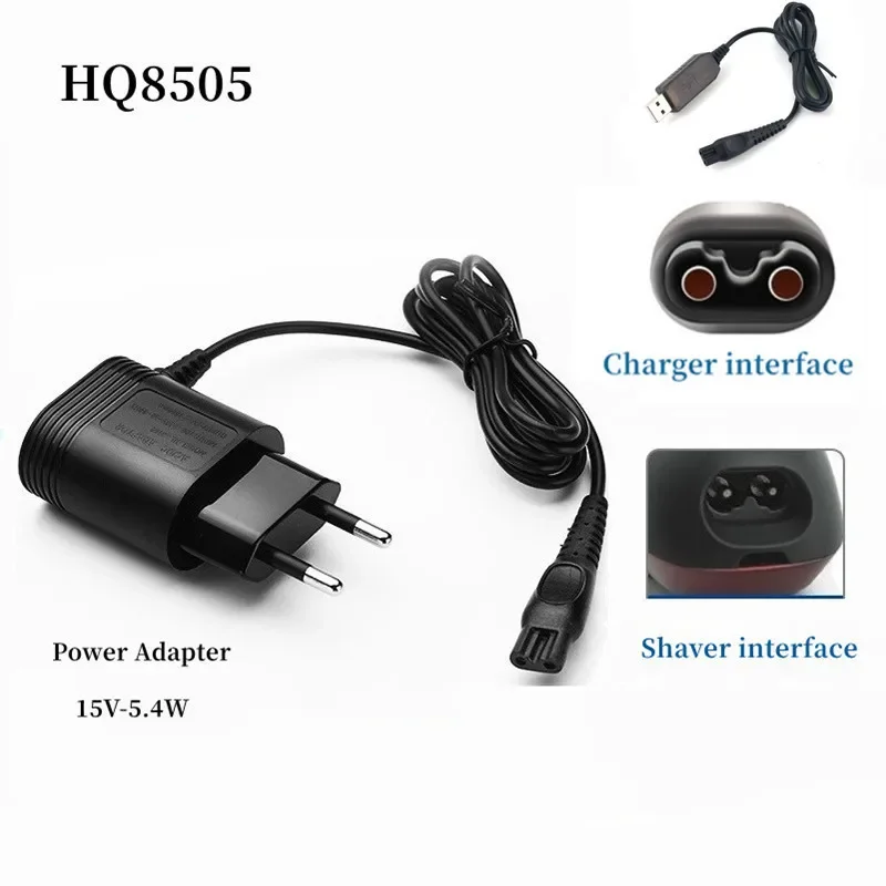 

AC Power Adapter Charger for HQ8505 HQ6 HQ7 HQ8 HQ9 RQ S5000 Electric Shaver Shaving Machine EU/USB Plug High Quality