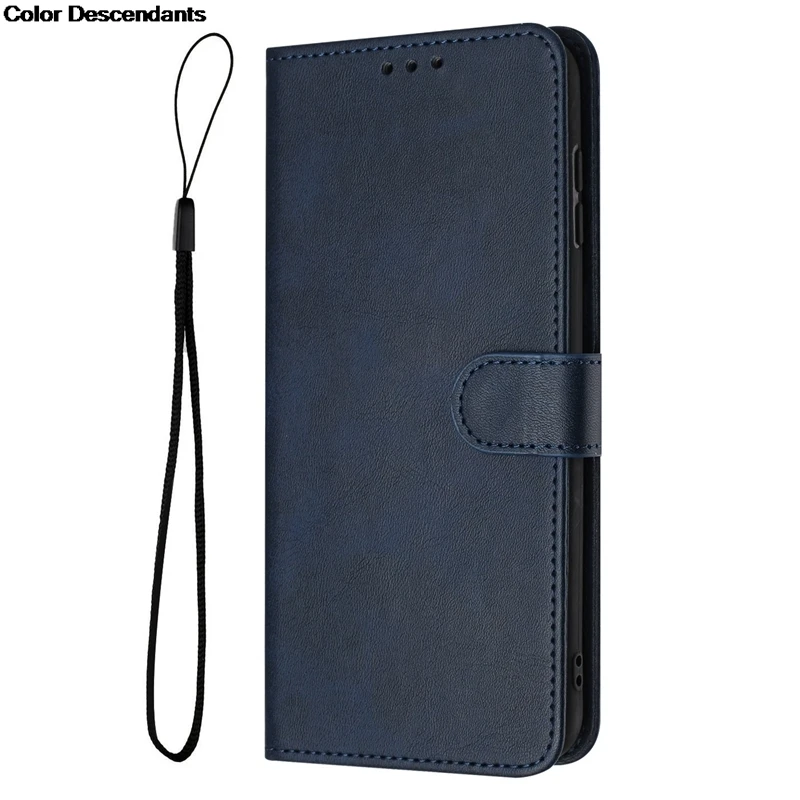 Soft TPU Leather Wallet Flip Phone Case with Card Slot
