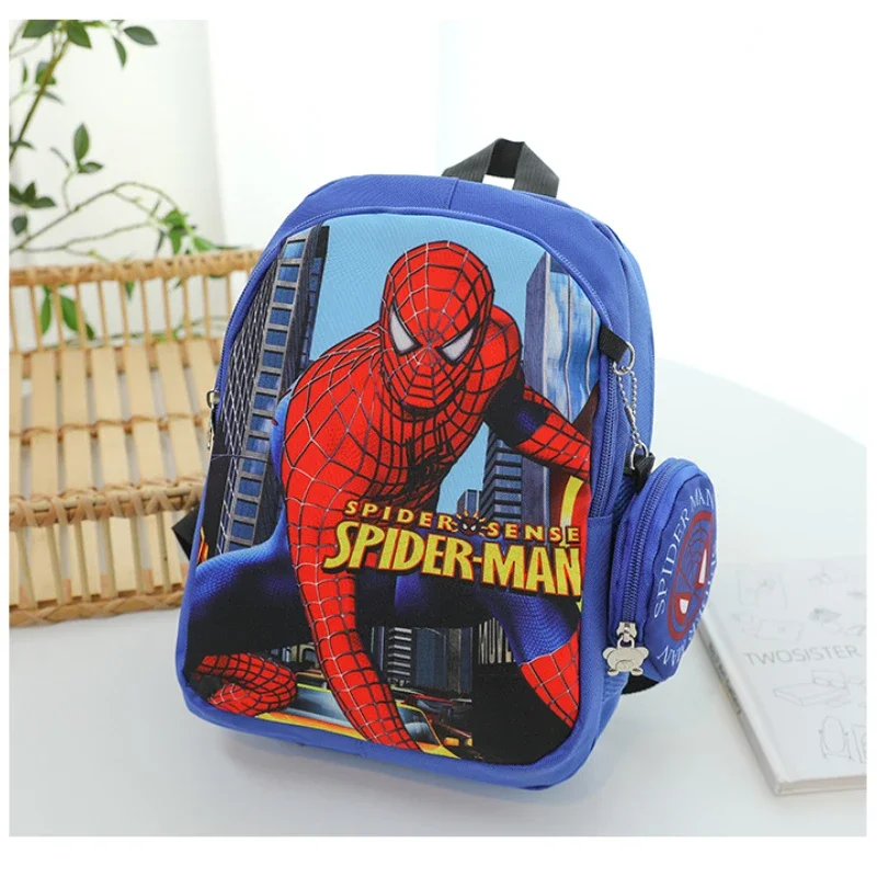 MINISO Disney Spider Man 2025 Fashion School Book Bag Cute Personalized Super Heroes Cartoon Print Backpack for Boys Best Gift 3