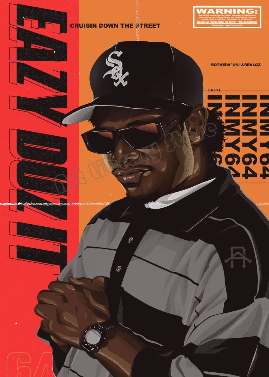 NWA Hip Hop Rapper Straight Outta Compton Hot Music Album