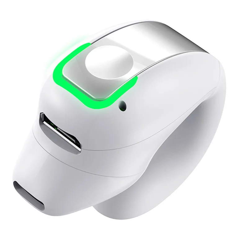 Wireless Bluetooth Headset with Microphone - Sports HiFi Stereo Ear Clip with Touch Control