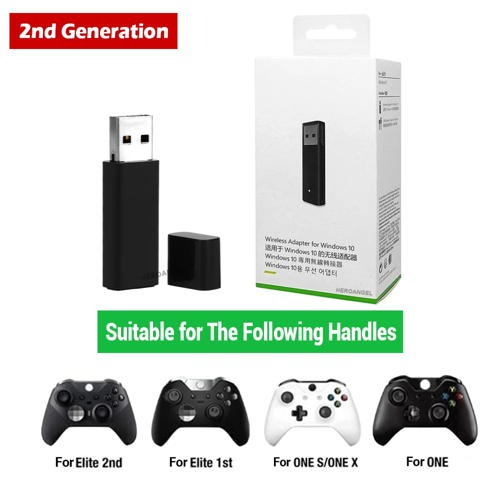 Original NEW Wireless Controller Adapter For Xbox One 2nd Generation PC