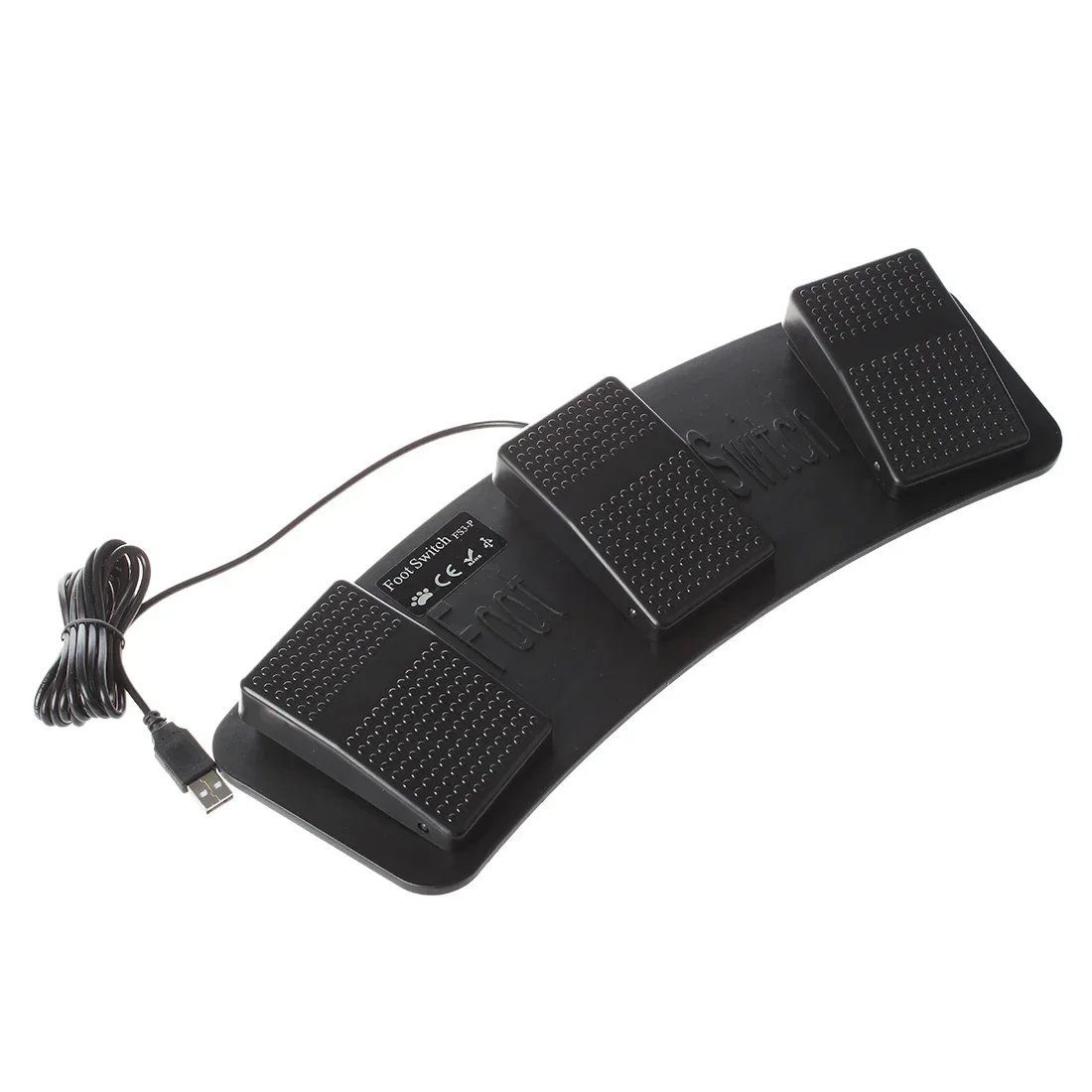 Usb Triple Foot Switch Pedal Control Keyboard Mouse 3 Pedals Simulate Any Key On Keyboard Combination Key Hid Usb Switch