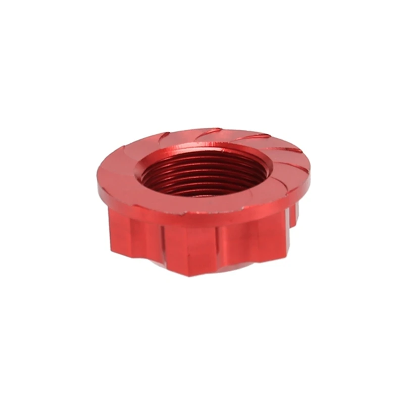 4Pcs Aluminum Hex Wheel Nuts Wheel Hub Cover Dustproof Anti-Skid For Arrma 1/5 Kraton 8S Outcast 8S RC Car 24Mm