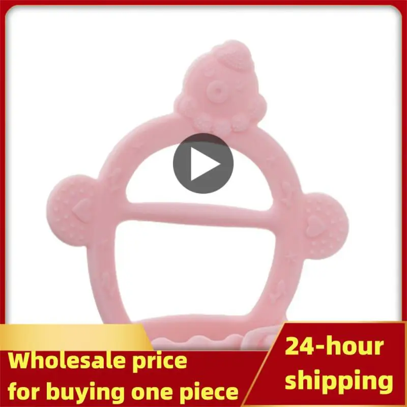 

Baby Teethers Gel Teether Anti-eat Hand Bite Chew Toys Baby Rattle Toy Food Grade Silica Gel Teething Safe Infant Pacifier