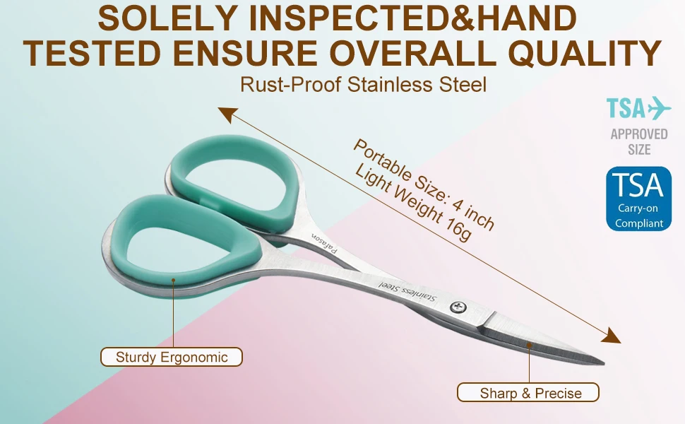 Description Picture 6 of itemStainless Steel Thread Yarn Fabric Scissors with Safe Cover for Embroidery, Quilting, Sewing, Knitting, Crafting Cross Stitch