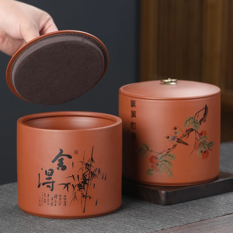 

Chinese Ceramic Tea Box Container Porcelain Can Tea Box Packaging Lid Canisters Small Smell Proof Caja De Te Teaware WSW35XP