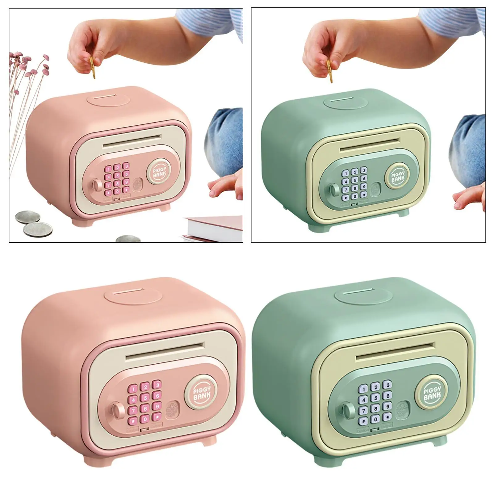 Electronic Piggy Banks ATM Savings Bank Personal Password & Simulation