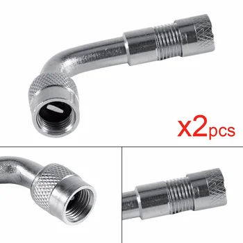 2 Pcs/1 pcs รถจักรยานยนต์ 45 90 135 องศามุมอะแดปเตอร์วาล์วยางวาล์วอะแดปเตอร์สําหรับรถบรรทุกรถ Moto จักรยาน 9