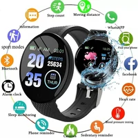 D18 Smart Watch Women And Men Sport Fitness D18 Smartwatch Waterproof Watches Bluetooth Sleep Heart Rate Monitor For Android Ios