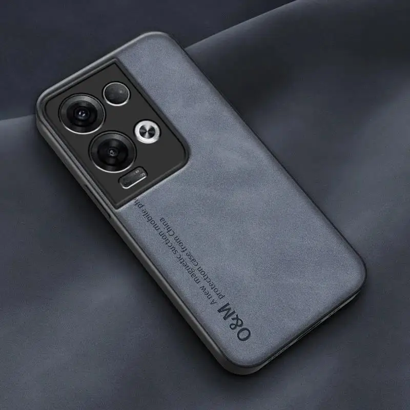 Luxury Magnetic Leather Phone Case - Premium Silicone Cover